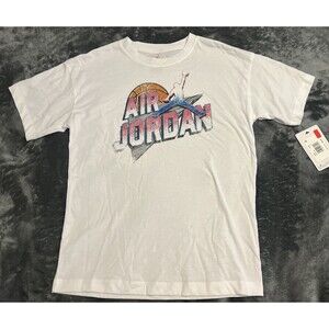 LARGE (12-13 Yrs) Air Jordan Girls Short Sleeve Basketball Shirt Size